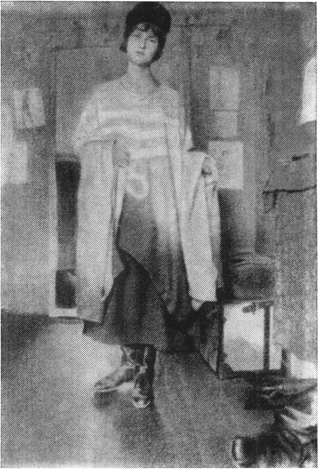 Жанна Эбютерн (в карнавальном костюме). 1917