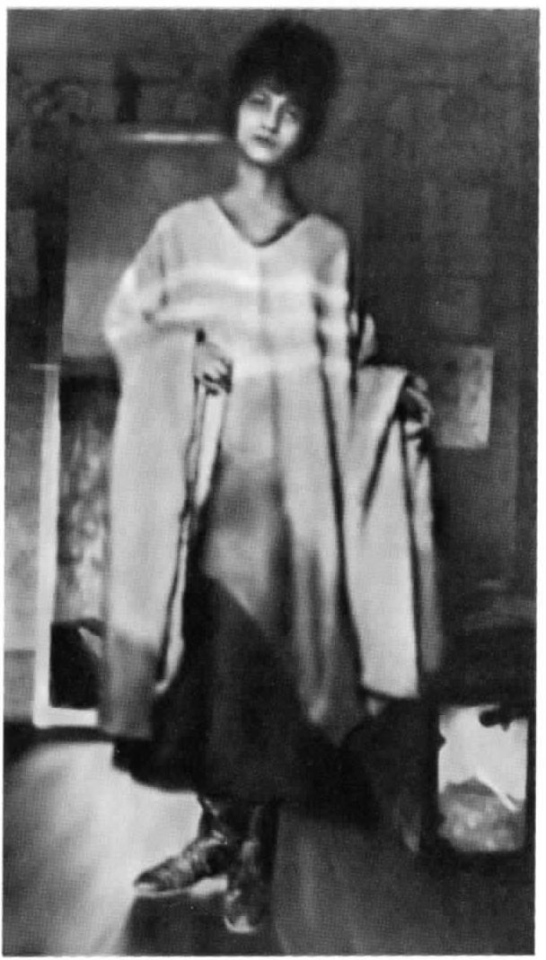 Жанна в мастерской художника. 1918 г