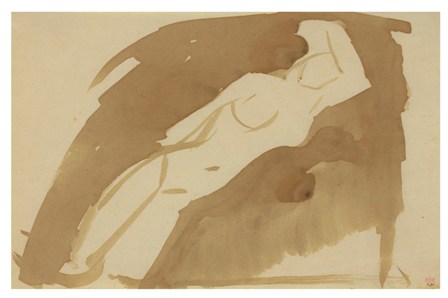 «Лежащая обнаженная», 1909 год «Лежащая обнаженная», 1909 год