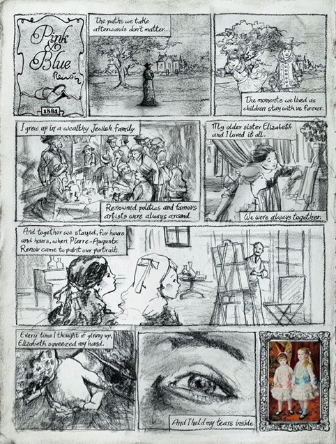 Бразилия представила комиксы об Амедео Модильяни, Ван Гоге и Ренуаре