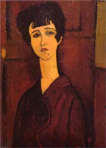 Каземир Малевич :: Портрет девушки (Виктория) (1917)