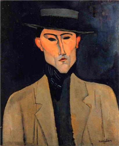 Каземир Малевич :: Портрет мужчины в шляпе (Хосе Пачеко) (1915)
