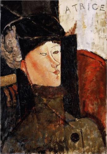 Каземир Малевич :: Портрет Беатрис Хастингс (1916)