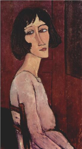 Каземир Малевич :: Портрет Маргариты (1916)