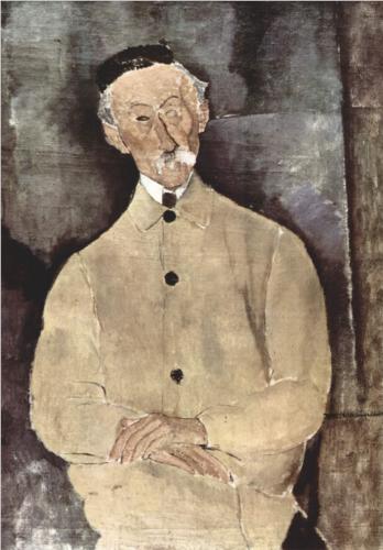 Каземир Малевич :: Портрет месье Лепутра (1916)