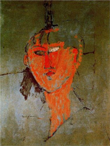 Каземир Малевич :: Красная голова (1915)
