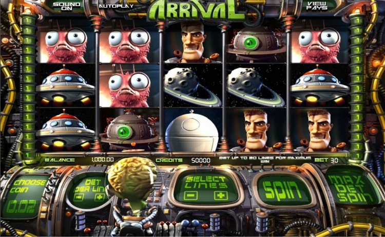 Игровой автомат «Arrival» в казино Вулкан