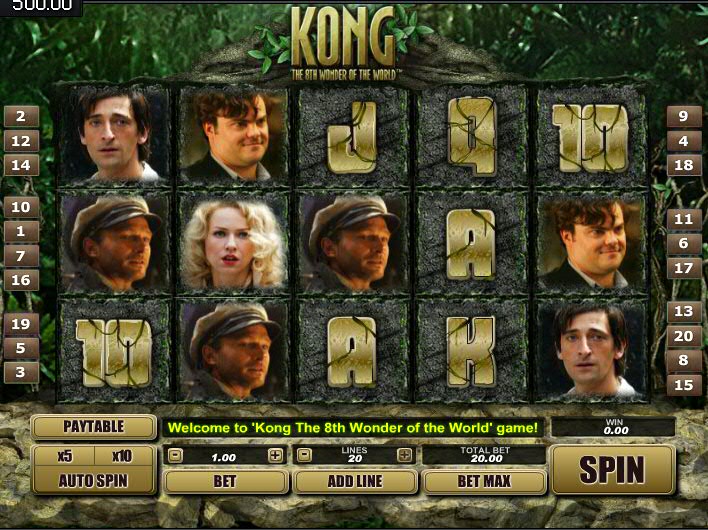 Онлайн автоматы «King Kong» для посетителей казино Максбет