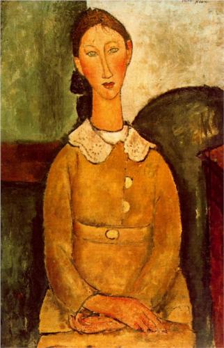 Каземир Малевич :: Девушка в желтом платье (1917)