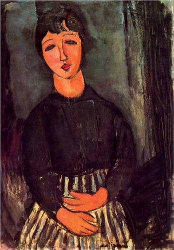 Каземир Малевич :: Молодая девушка (1916)