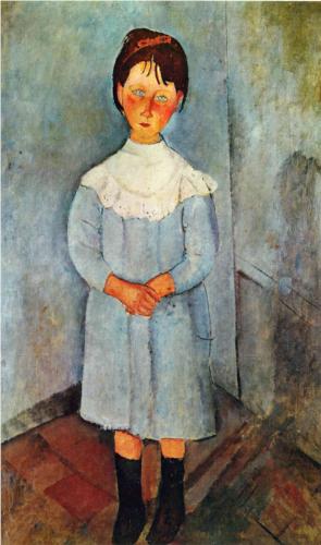Каземир Малевич :: Девочка в синем (1918)