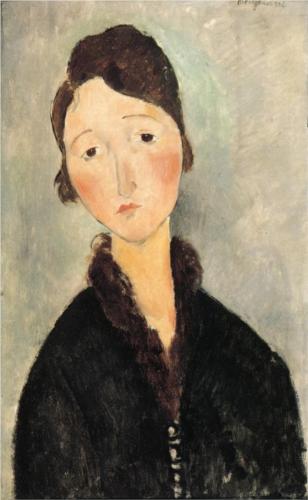 Каземир Малевич :: Портрет молодой женщины (1918)