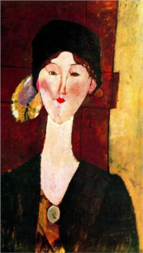 Каземир Малевич :: Портрет Беатрис Хастингс у двери (1915)