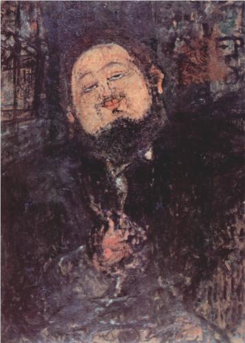 Каземир Малевич :: Портрет  Диего Риверы (1914)