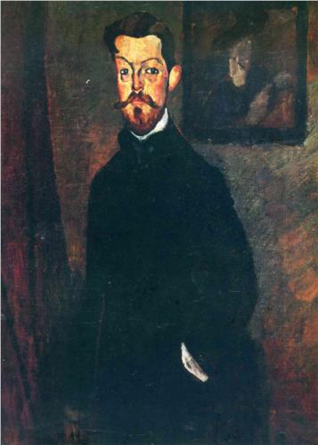 Каземир Малевич :: Портрет Поля Александера (1909)