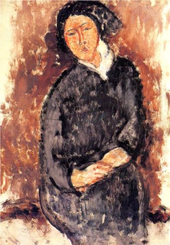Каземир Малевич :: Сидящая женщина (1919)
