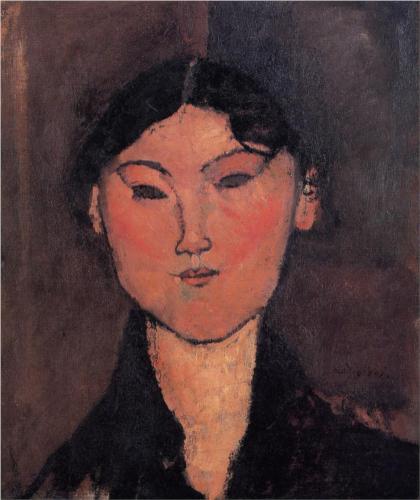 Каземир Малевич :: Голова женщины (Розалия) (1915)
