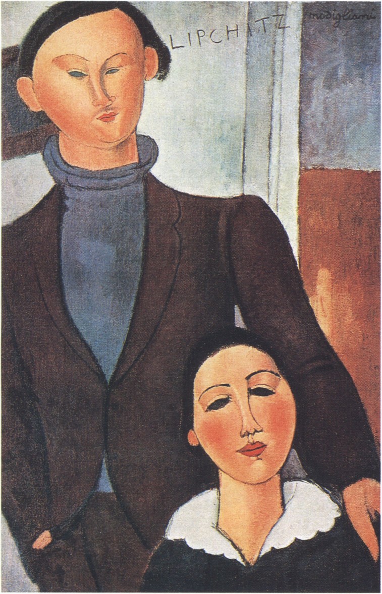 19. Жак Липшиц и его жена. 1917